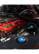 Paragon Performance Blue Coolant Cap Cover Chevrolet C8 Corvette 2020-2024                                     - PP-P0011A-A-BLU-EN - Image 9